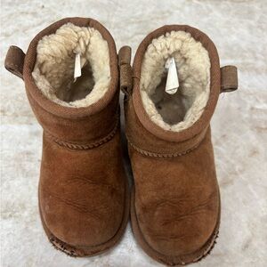 Uggs Suede Shearling-Lined Boots